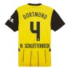 Officiële Voetbalshirt + Korte Broek Borussia Dortmund N. Schlotterbeck 4 Thuis 2024-25 - Kids